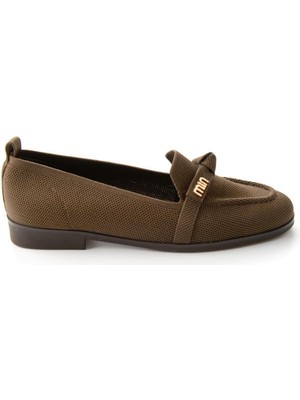 Bambi Kahve  Kadın Loafer Ayakkabı K01327025182