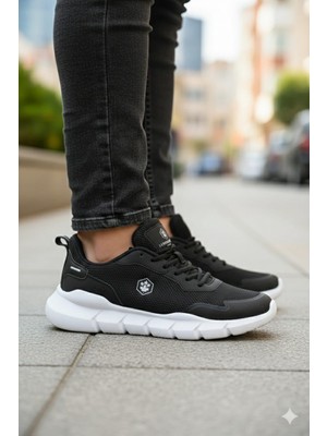  Lumberjack Beggın Siyah Beyaz Erkek Spor Ayakkabı