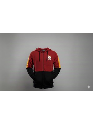 Galatasaray Kırmızı Sweatshirtkapşonlu Cepli