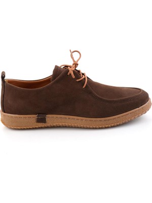 Bambi Kahve Hakiki Deri Kadın Casual Ayakkabı K01045250401