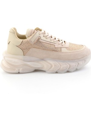 Bambi Bej Lame  Kadın Sneaker K01791073072