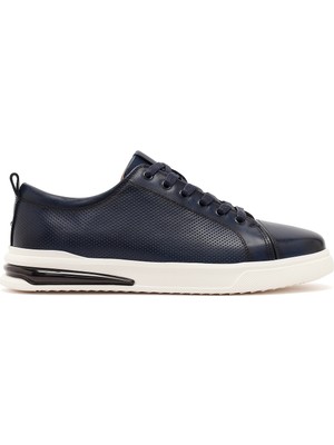 Derimod Erkek Lacivert Bağcıklı Deri Sneaker 26SFD692518