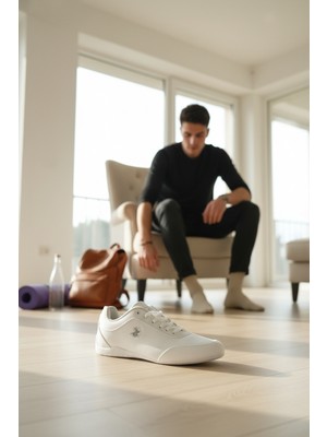 Enoch Düz Ince Taban Bağcıklı Spor Ayakkabı