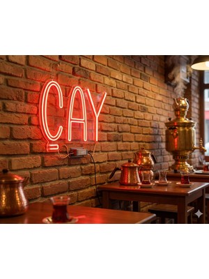 Neonled 3 Harfli Kişisel Neon LED Yazı Dekoratif Aydınlatma (Özelleştirilebilir)