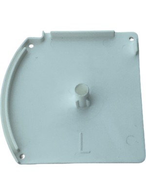 MorPerde Kapalı Kasa Perde Kare Tıpalı Büyük Kutu Beyaz Sol Kapak