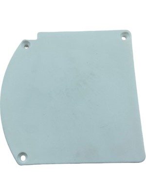 MorPerde Kapalı Kasa Perde Kare Tıpalı Büyük Kutu Beyaz Sağ Kapak