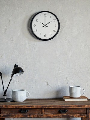 Tedaks 36 cm Siyah Dekoratif Duvar Saati