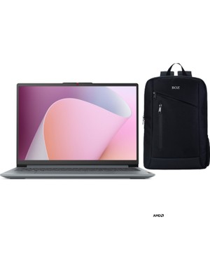Lenovo Ideapad Slim 3 Amd Ryzen 7 5825U 8gb 1tb SSD Windows 11 Pro 15.6" Fhd Taşınabilir Bilgisayar 82XM00U8TX + Boz Çanta Hediye