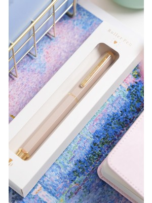 Matt Notebook Premium Roller Kalem Bej RP27