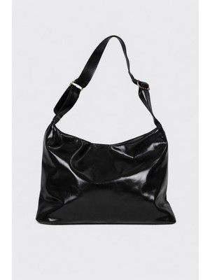 Lady Siyah Mat Kadın El ve Omuz Çantası