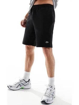 Lacoste Mens Reguler Fit Logo Cotton Shorts Erkek Pamuk Şort Siyah
