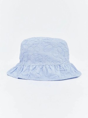LC Waikiki Çiçek Nakışlı Kız Bebek Bucket Şapka  (S6)