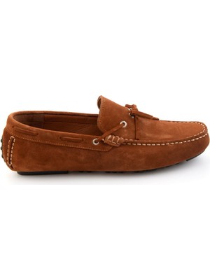 Bambi Taba Hakiki Deri Erkek Loafer Ayakkabı E01547009902