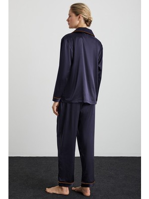 Kom Sıdney Saten Pıjama