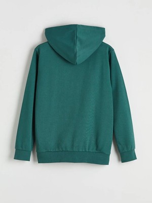 LC Waikiki Kapüşonlu Erkek Çocuk Fermuarlı Sweatshirt  (S6)