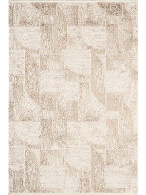 Karmen Halı Idol IO003B Krem Bej Halı Klasik Desen Akrilik Yumuşak Dokulu Pamuk Taban Tozu Az Salon Oturma Odası