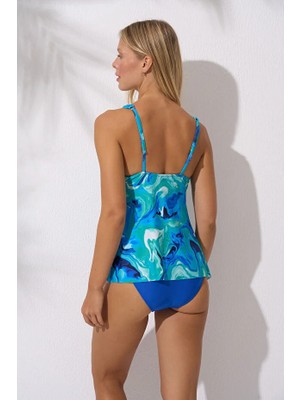 Pierre Cardin Asimetrik Kesim Tankini Takım Wave 251503