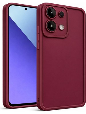 Vissona Mi Redmi Note 13 Uyumlu Kamera Çıkıntılı Mat Silikon Telefon Kılıfı