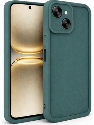 Vissona Tecno SPARK40C Uyumlu Kamera Çıkıntılı Mat Silikon Telefon Kılıfı