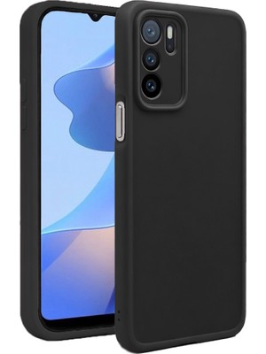 Vissona Oppo A16 4g Uyumlu Kamera Çıkıntılı Mat Silikon Telefon Kılıfı