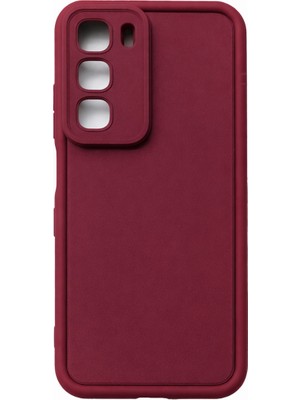 Vissona Infinix HOT60I ve HOT60 Uyumlu Kamera Çıkıntılı Mat Silikon Telefon Kılıfı