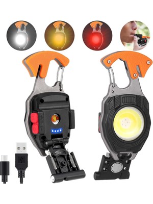 Zemira Çok Fonksiyonlu Anahtarlık Kamp Lambası