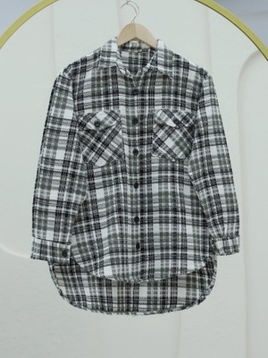 Queene Dreams Kapaklı Cepli Tüvit Gömlek  -Haki