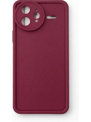 Vissona Mi Redmi K80 Pro ve Poco F7ULTRA Uyumlu Kamera Çıkıntılı Mat Silikon Telefon Kılıfı