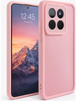 Vissona Mi 14T Pro Uyumlu Kamera Çıkıntılı Mat Silikon Telefon Kılıfı