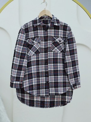 Queene Dreams Kapaklı Cepli Tüvit Gömlek   -Laci