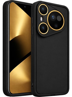 Vissona Huawei Pura 80 Pro ve Pura 80 Pro Plus Uyumlu Kamera Çıkıntılı Mat Silikon Telefon Kılıfı