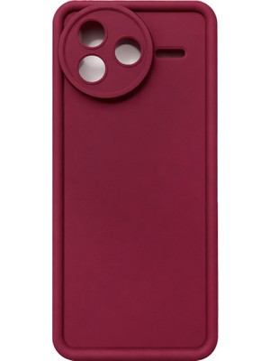 Vissona Mi Redmi K80 ve Poco F7PRO Uyumlu Kamera Çıkıntılı Mat Silikon Telefon Kılıfı