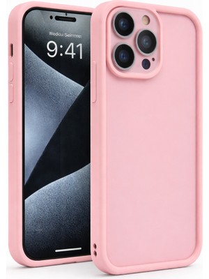 Vissona iPhone 14 Pro Uyumlu Kamera Çıkıntılı Mat Silikon Telefon Kılıfı