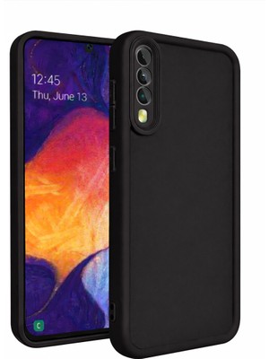 Vissona Samsung Galaxy A50 ve Galaxy A50S ve Galaxy A30S Uyumlu Kamera Çıkıntılı Mat Silikon Telefon Kılıfı