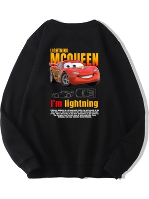 Brz Collection Unisex Oversize (Sweatshirt) Şimşek Mcqueen (Sweatshirt)