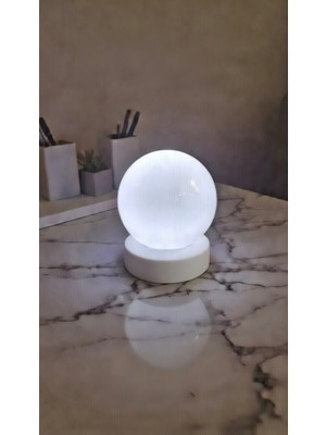 Safir Design Minimalist Renk Değiştiren Dolunay Gece Lambası - USB Bağlantılı