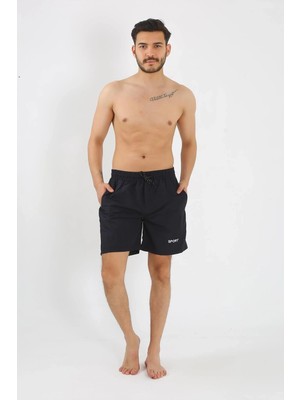 Erkek Lacivert Deniz Şortu