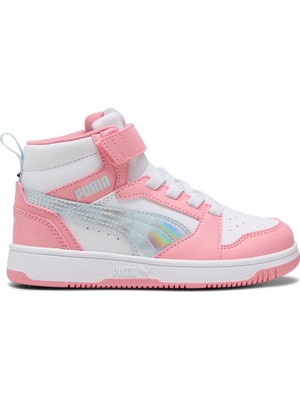 Puma Rebound V6 Mid Space Belle Çocuk Pembe Sneaker Ayakkabı 40277001