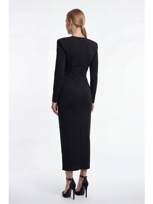 Maq Design Bordo Elbise