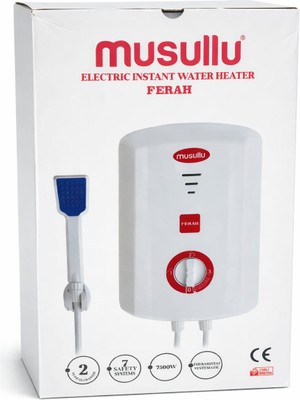 Musullu 7500W Elektrikli Şofben