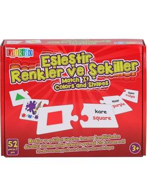 1001-CS Eşleştir Renkler ve Şekiller Cnk