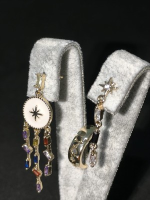 Vulwox 3'lü Galaksi Ritmik Asimetrik Küpe