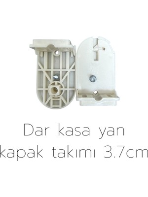 Zebra & Stor Perde Yan Kapak Takımı 3.7cm Dar