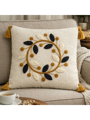 Ecem Home 2'li Punch Kırlent Kılıfı