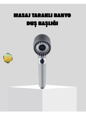 Zenvia Yüksek Basınçlı Masajlı Duş Başlığı Su Tasarruflu ZNV-HBY3245