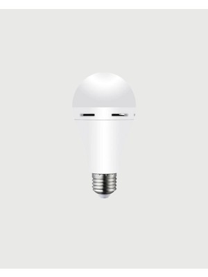 Zenvia 30W Şarjlı LED Ampul E27 Duy %80 Enerji Tasarruflu Soğuk Beyaz Znv-Tcndym
