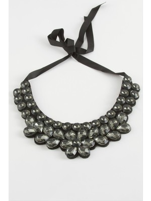 Zenvia Papatya Taşlı Yaka Kolye ZNVBJTR-23577