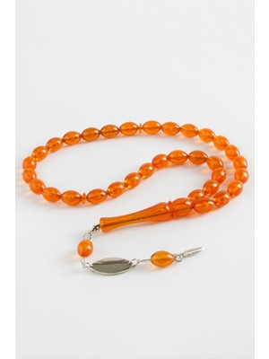 Zenvia Zeytin Şekilli Plastik Tesbih 8*11 mm ZNVBJTR-23577