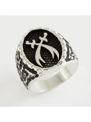 Zenvia Zülfikar Metal Erkek Yüzük ZNVBJTR-23577