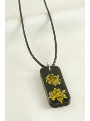 Zenvia Sultanotu Dikdörtgen Epoksi Kolye ZNVBJTR-23577